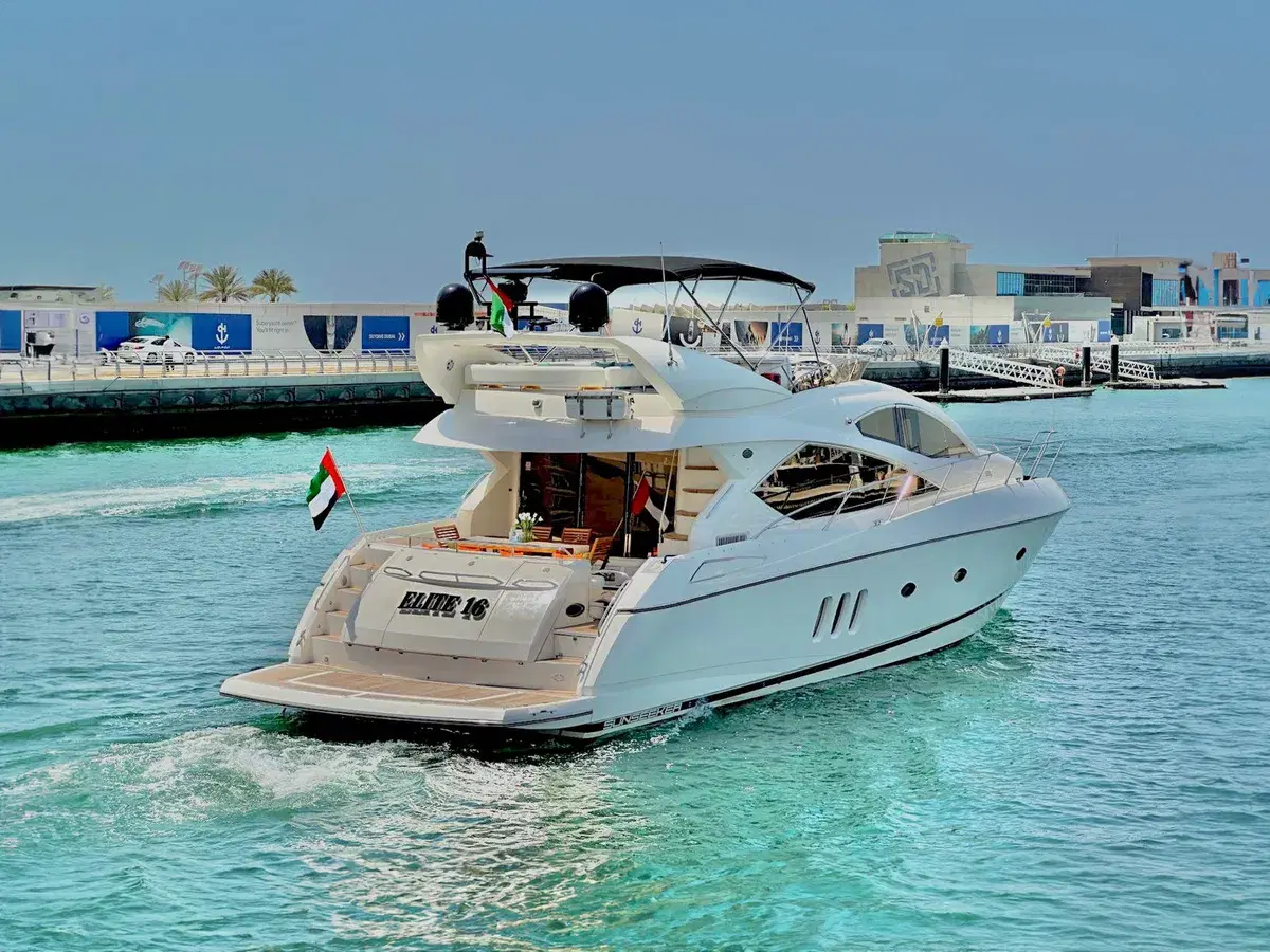 Sunseeker available through primeyachtrental.com